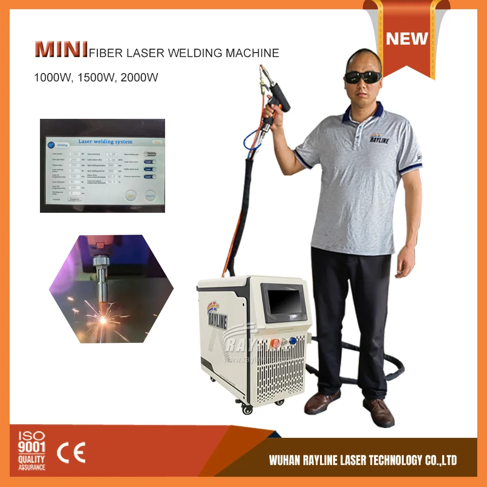 New Style Air Cooling Handheld 1500W Laser Welding Machine Portable Laser Welder for Metal Welding