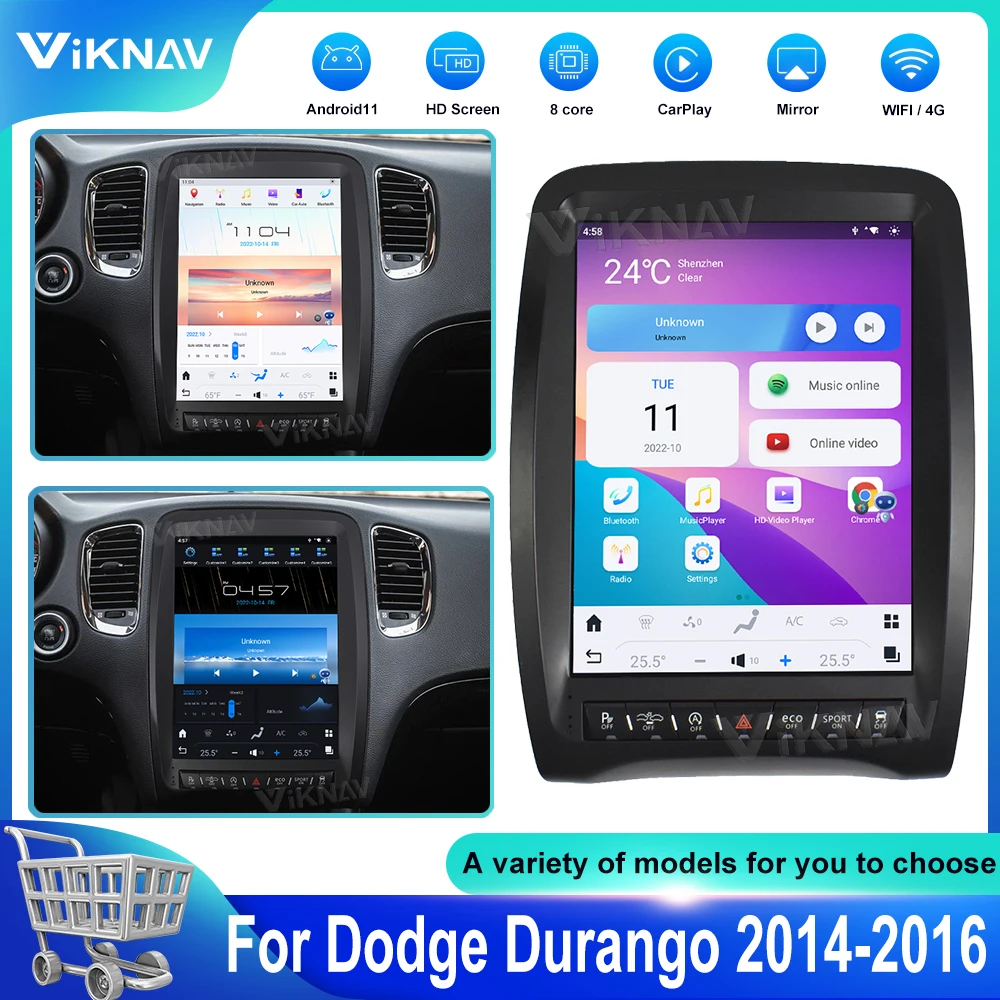 

Android Car Radio Player For Dodge Durango 2014-2016 Multimedia Head Unit Car Stereo auto audio GPS Navigation