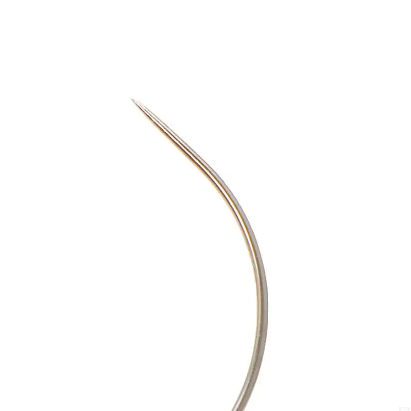 37ME Curved Needles 4 Pcs Hand Sewing Upholstery Repair Kint Quilting Pin for Home Indoor Room Entrance Rug Woven