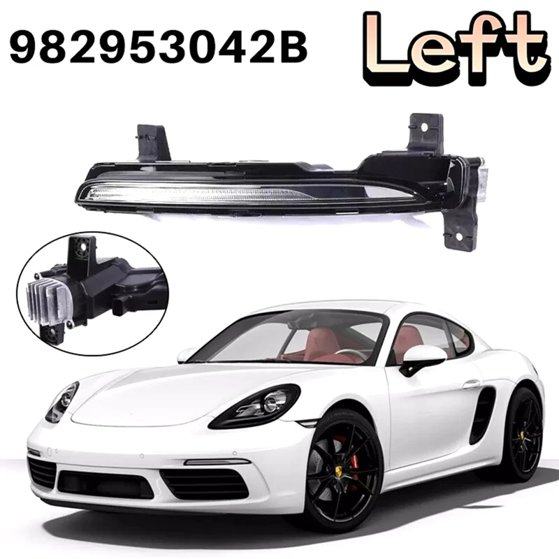 DRL Mistlamp LED Daglicht Running Lamp voor Porsche718 2017-2022