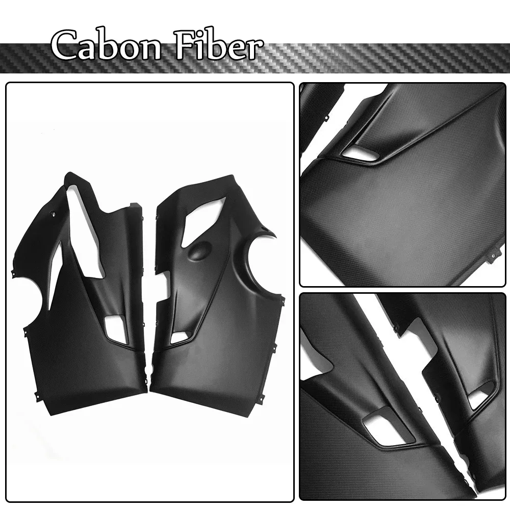 for Ducati Panigale V4R/S 2018-2023 Motorcycle Carbon Fiber Lower Bodywork Belly Pan Fairing Cover Cowling Panel Guard Protector