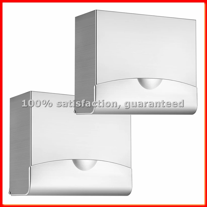 

2 шт. Настенный контейнер для утилизации гигиенических прокладок и тампонов из нержавеющей стали - ABWY