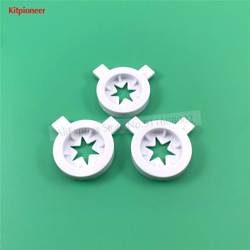 3 ชิ้น Moulding หัวฉีดฝาปิดชิ้นส่วนใหม่หมวก Commercial Ice Cream Maker OP Soft Serve เครื่องอุปกรณ์เส้นผ่านศูนย์กลางภายใน 39 มม.