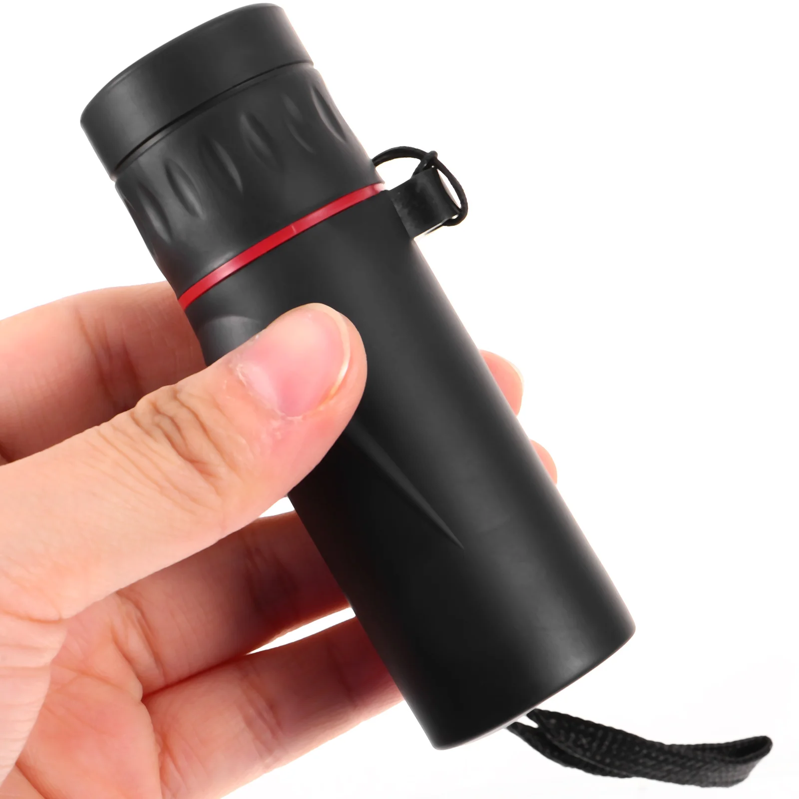 Mini Pocket 10x25 Telescope Zooming Focus Optical Hunting Tourism Scope (Black)