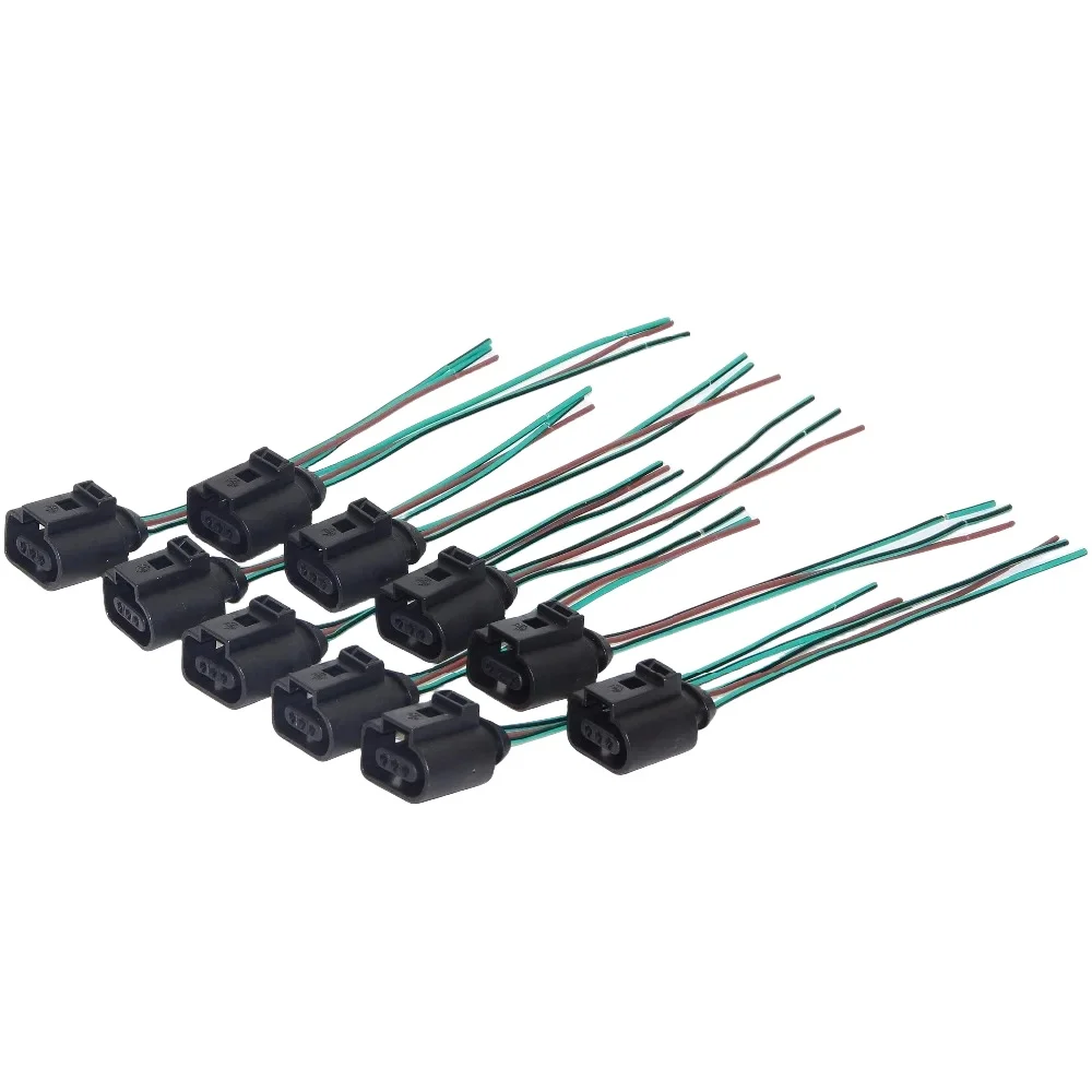 10PCS For A6 C6 A4 B6 B7 Q7 TT A8 VW Passat B5 B7 CC Touareg Oil Level Sensor Plug Wiring Cable Socket 3B0 973 703G 3B0973703G