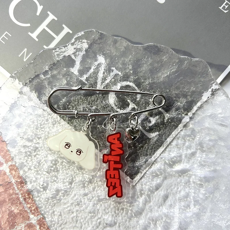 Hot Sale Kpop Idol ATEEZ Brooch Badge ANITEEZ Pin Decoration