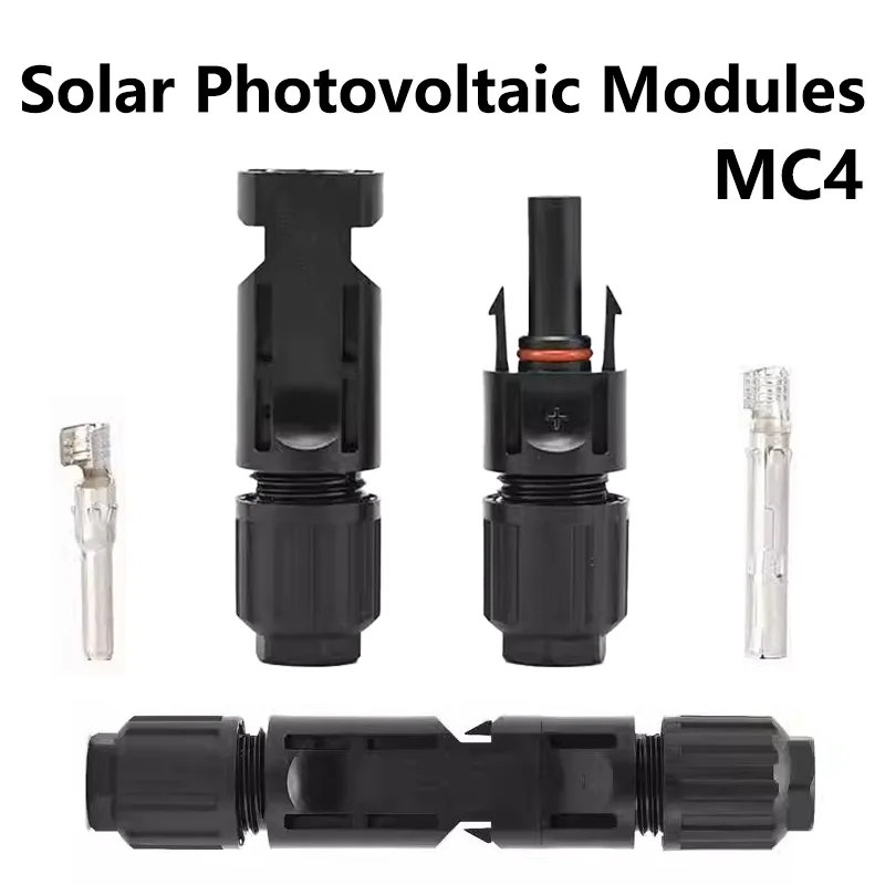 

10/50/100 Sets Cable Connectors Solar Connector Solar Plug for Solar Panels Photovoltaic System 30A 50A 1000VDC 1500VDC