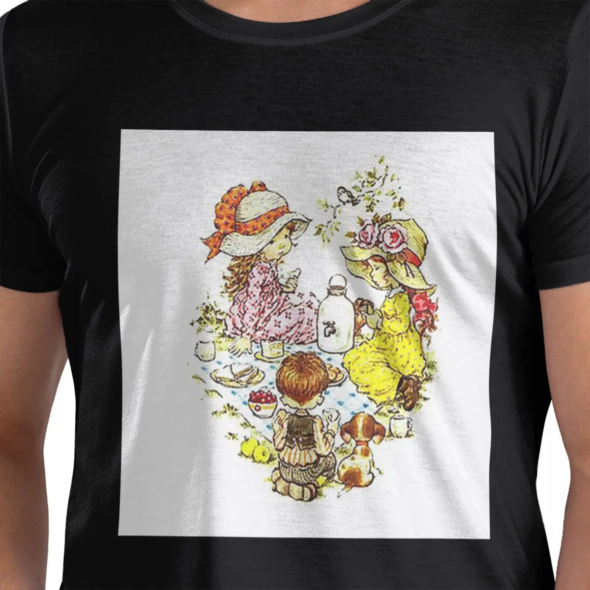 

Kawaii Sarah Kay футболка из 100% хлопка, мужские забавные футболки, мужские футболки с круглым вырезом и коротким рукавом, S-6XL