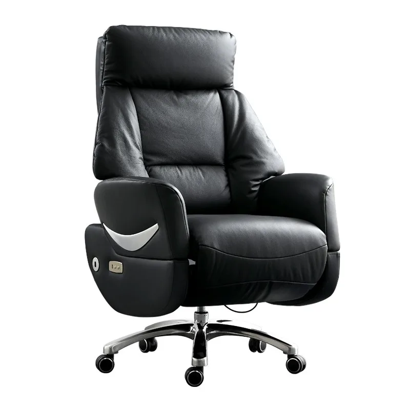 

Ergonomic leather reclining chair