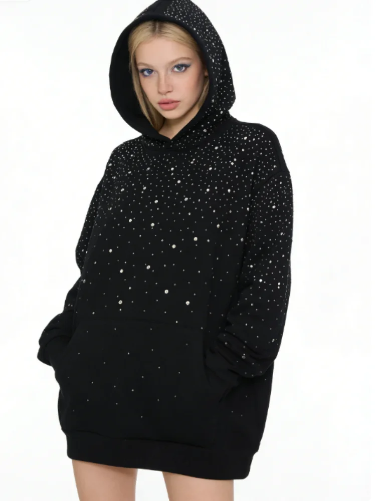 Sparkle Starry Rhinestone Hoodie 2