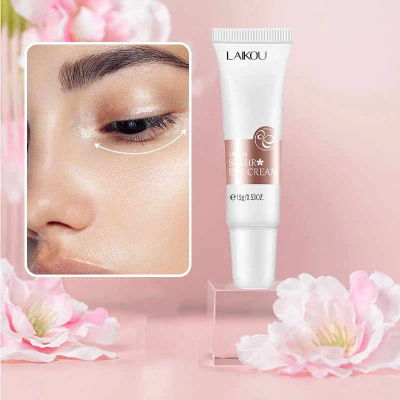 

Eye Cream Moisturizing Removing Dark Circles Anti-Wrinkle Anti-Aging Brightening Sakura Extract Nicotinamide Eye Skin Care 15g