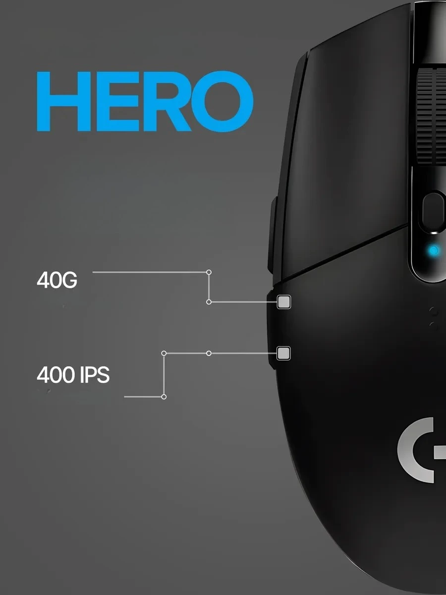 لوجيتك G304 ماوس ملون |   أسود/أبيض/أزرق |   ويندوز ماكوس كروموس |   نظام التوتر الميكانيكي #5