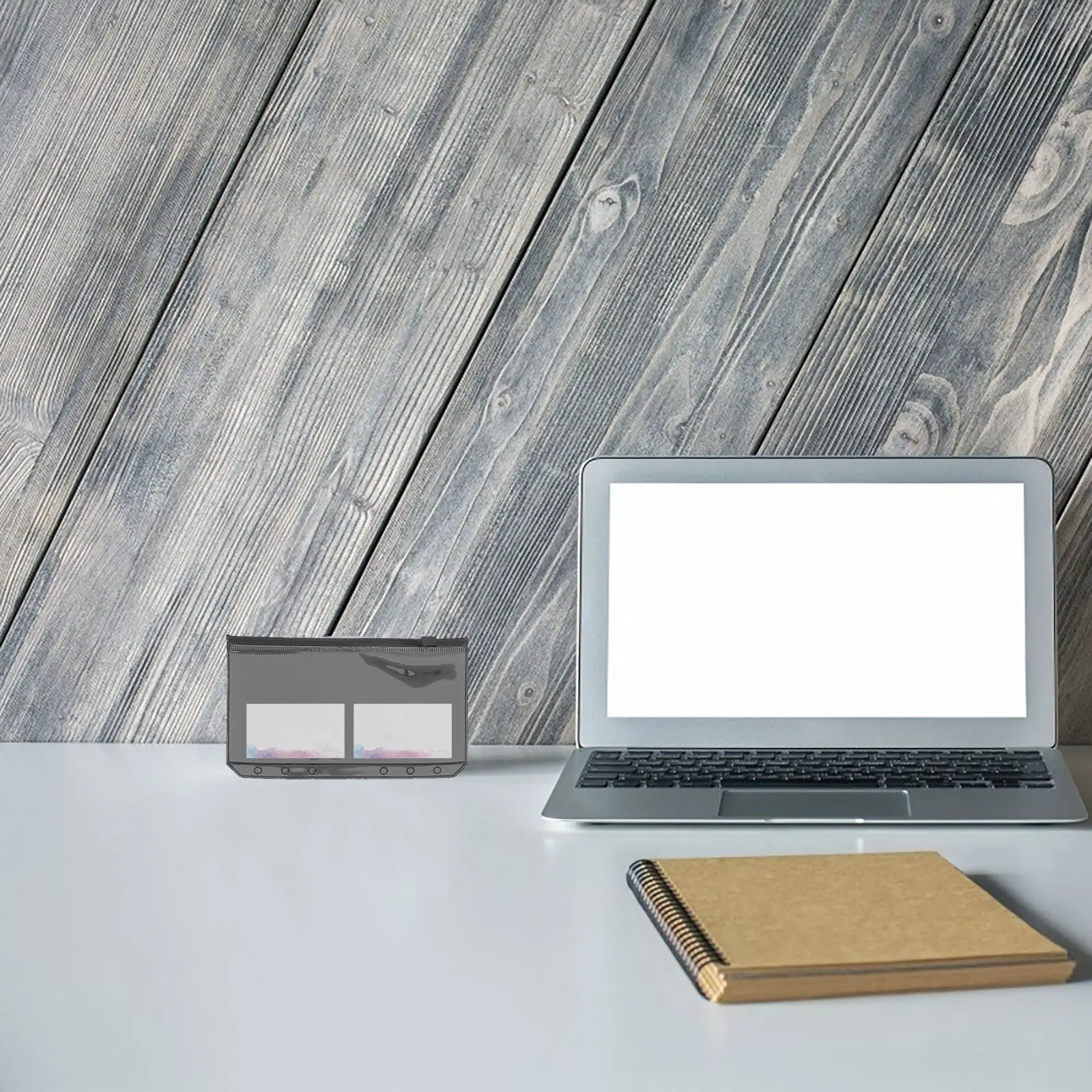 

20Pcs A6 Zipper Binder Pockets 6-Hole Loose Leaf Document Organizer Lightweight Water-Resistant PVC Pouches for Notebook Folder