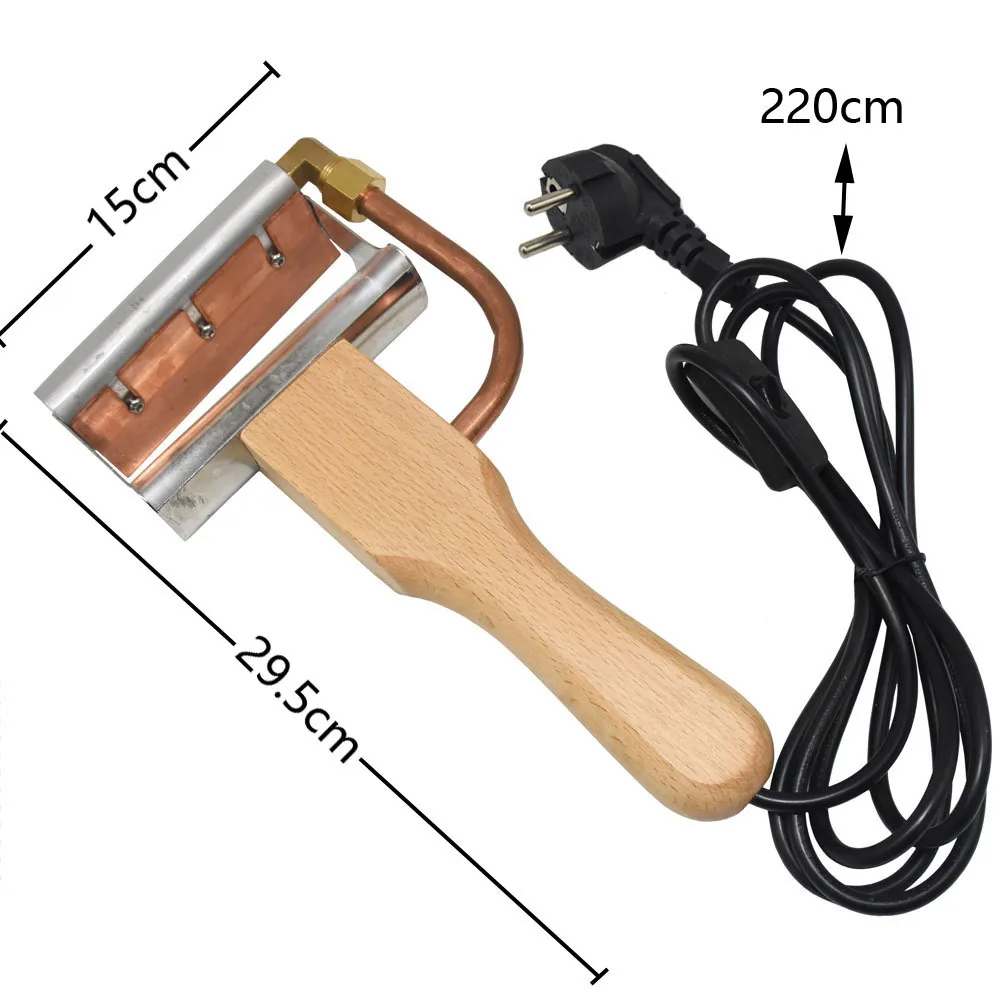 20 Pieces Electric Heating Honey Uncapping Plane Knife Wax Scraper Honeycomb Caps Remover Tool for Beekeeping