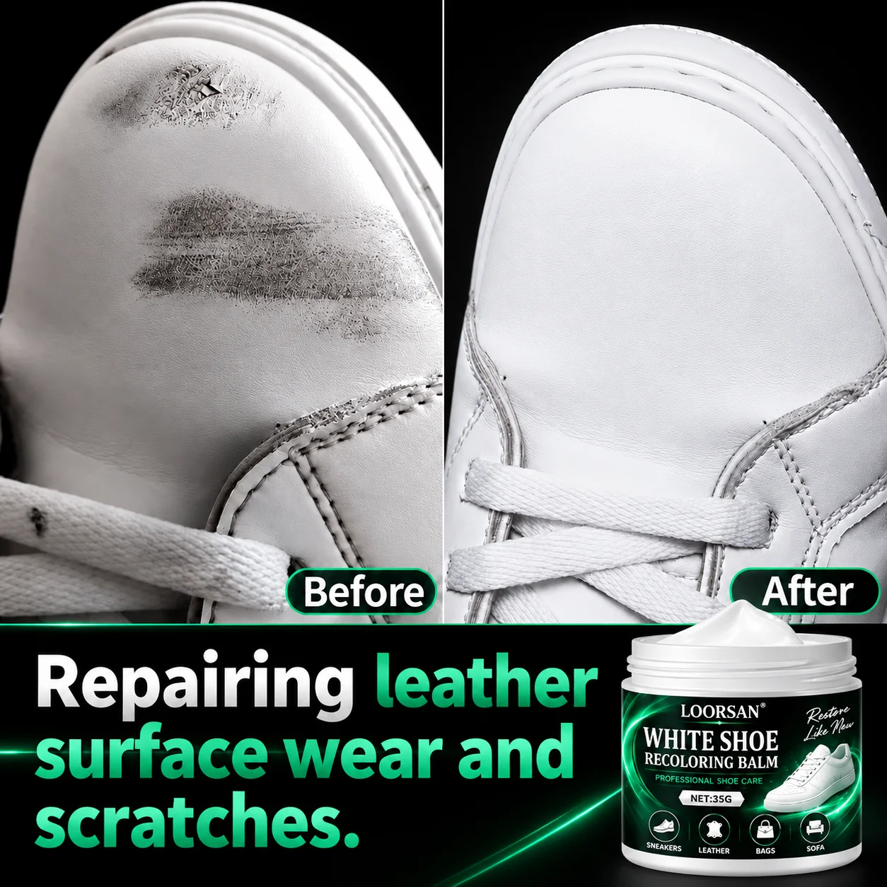 كريم العناية بالأحذية الرياضية - مراجعة Sneaker Care Whitener وسعره