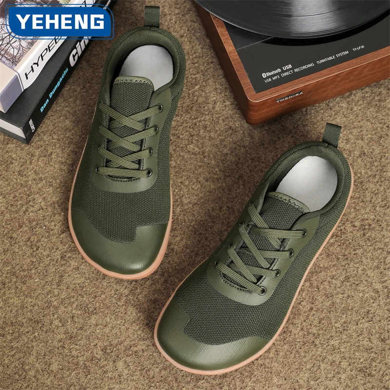 

Минималистичная обувь унисекс для босиком, женские и мужские кроссовки с широким носком и нулевым падением, удобная модная обувь без шнуровки с дышащей сеткой для фитнеса