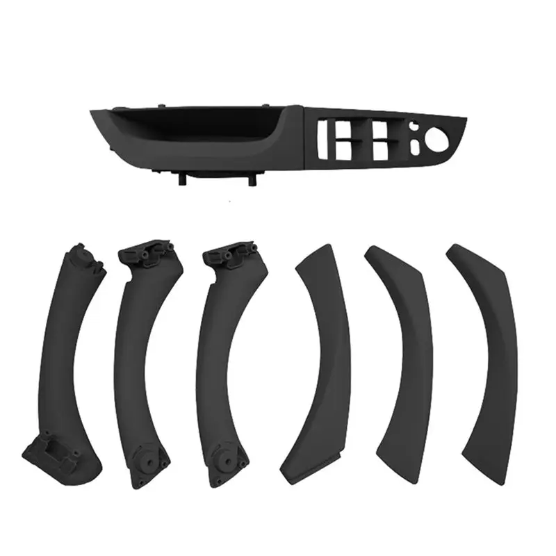 

A02Q-For BMW 3 Series E90 LHD Car Interior Door Pull Handle Front Left Window Switch Panel Cover