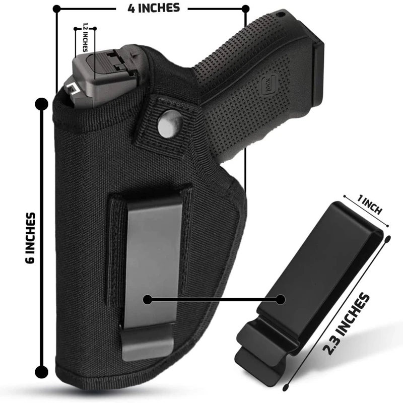 Gun Holsters IWB/OWB Pistol Holster Fit: Glock 19 17 26 43 Taurus G2C G3C Sig Sauer P320 S & W M&P 9mm / 40 / 45 / 380 - Ruger