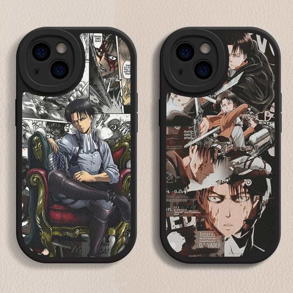 

Anime L-LEVI A-ACKERMAN Mousepad Hard Leather For iPhone 14 13 12 Mini 11 14 Pro Max Xs X Xr 7 8 Plus Fundas