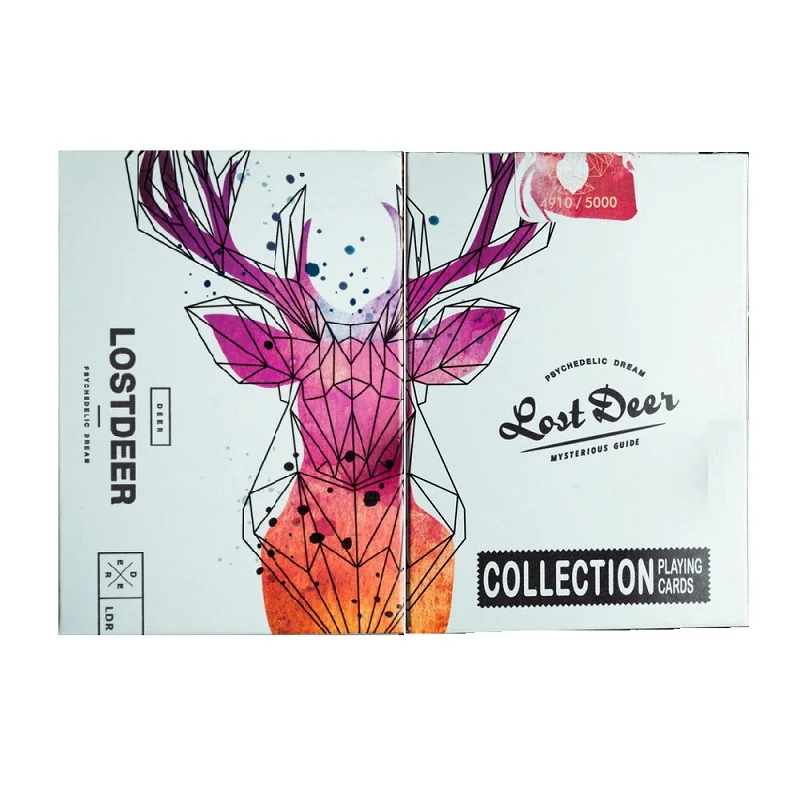 

Lost Deer Pink Edition Playing Cards Collection Deck Card Games Magic Tricks for Magician