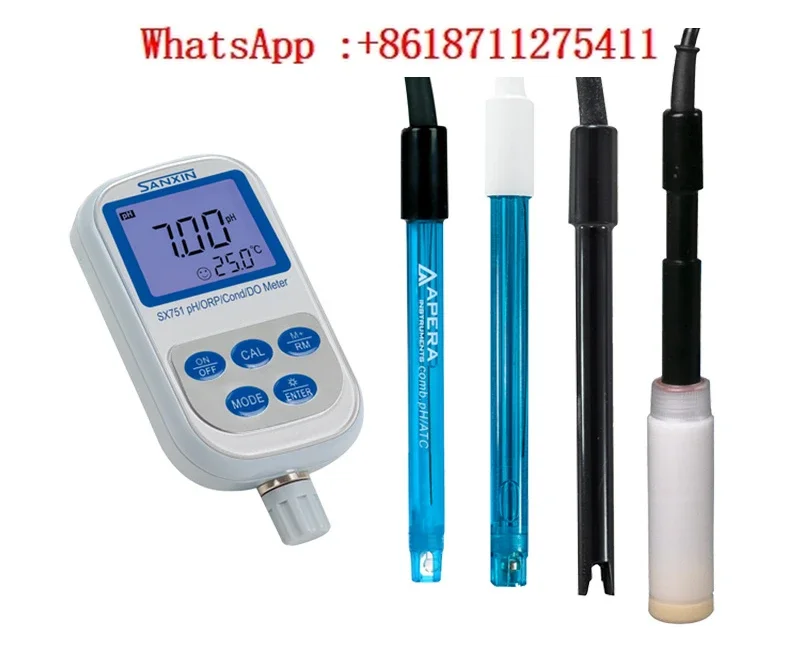 SX713/SX721/SX751 Portable Water Quality PH Conductivity ORP Dissolved Oxygen Meter