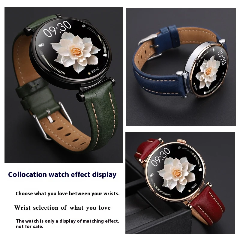 Ремешок из натуральной кожи для наручных часов HUAWEI Watch GT 4 / GT 5, быстросъемный браслет из воловьей кожи для наручных часов, 18 мм