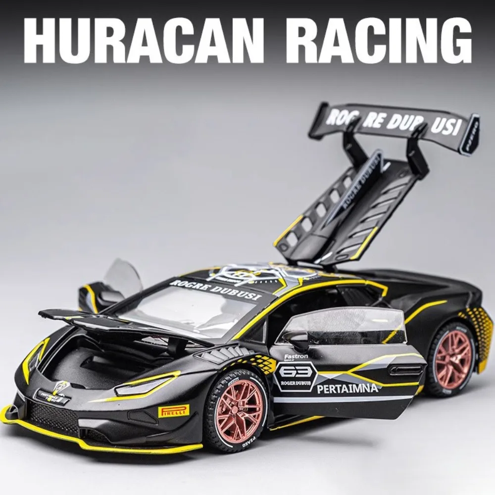 

1:32 Scale Lambor Huracan ST EVO Sian Sports Car Model Toy Sound Light Pull Back Simulation Supercar Models Collection Gift Boy