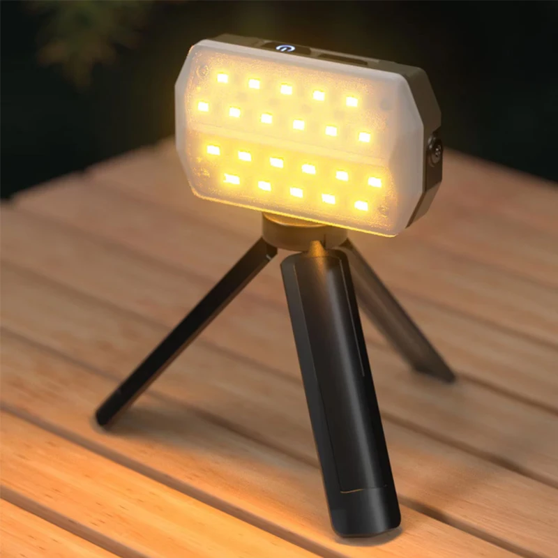 Portable Outdoor Camping Lantern Super Long Battery Life Rechargeable Emergency Light Strong Magnet Work Light for Repair