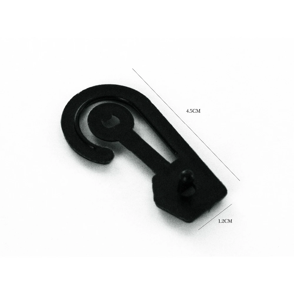 

Plastic Display Hooks Shirt Dress Underwear Sock Hanger Bag Package Fabric Header Hook Clothes Loop Lock Hangers