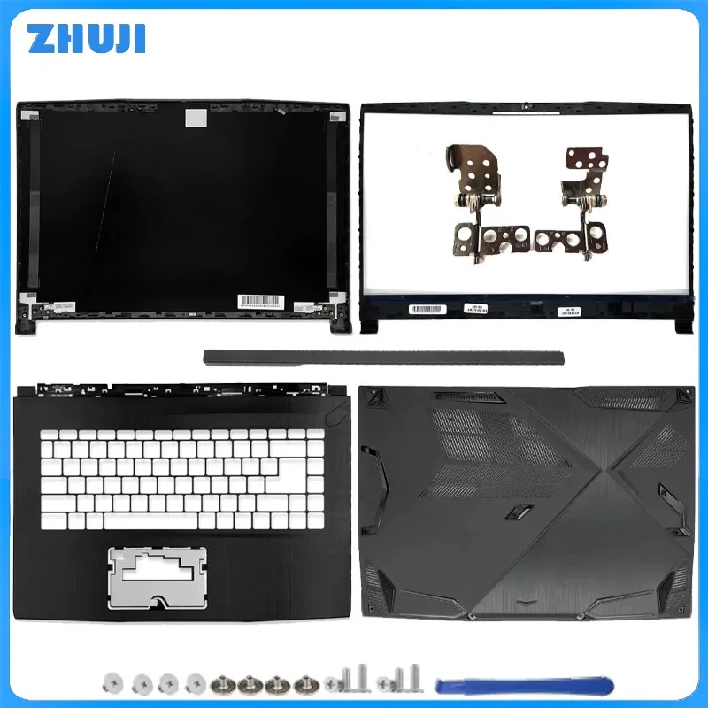 Repalce Cover For GF63 MS-16R1 MS-16R3 MS-16R4 MS-16R5 16R8 LCD Back Cover/Front Bezel/Palmrest/Bottom Base/Hinges/Hinge Cover