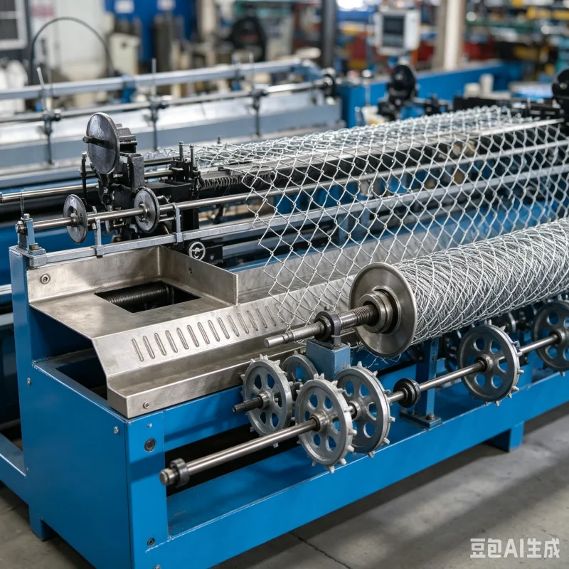 High Speed CNC Galvanized Wire Fence Maker Machine To Prevent Operational Failure Customized Diamond Grid Net Infrastructure