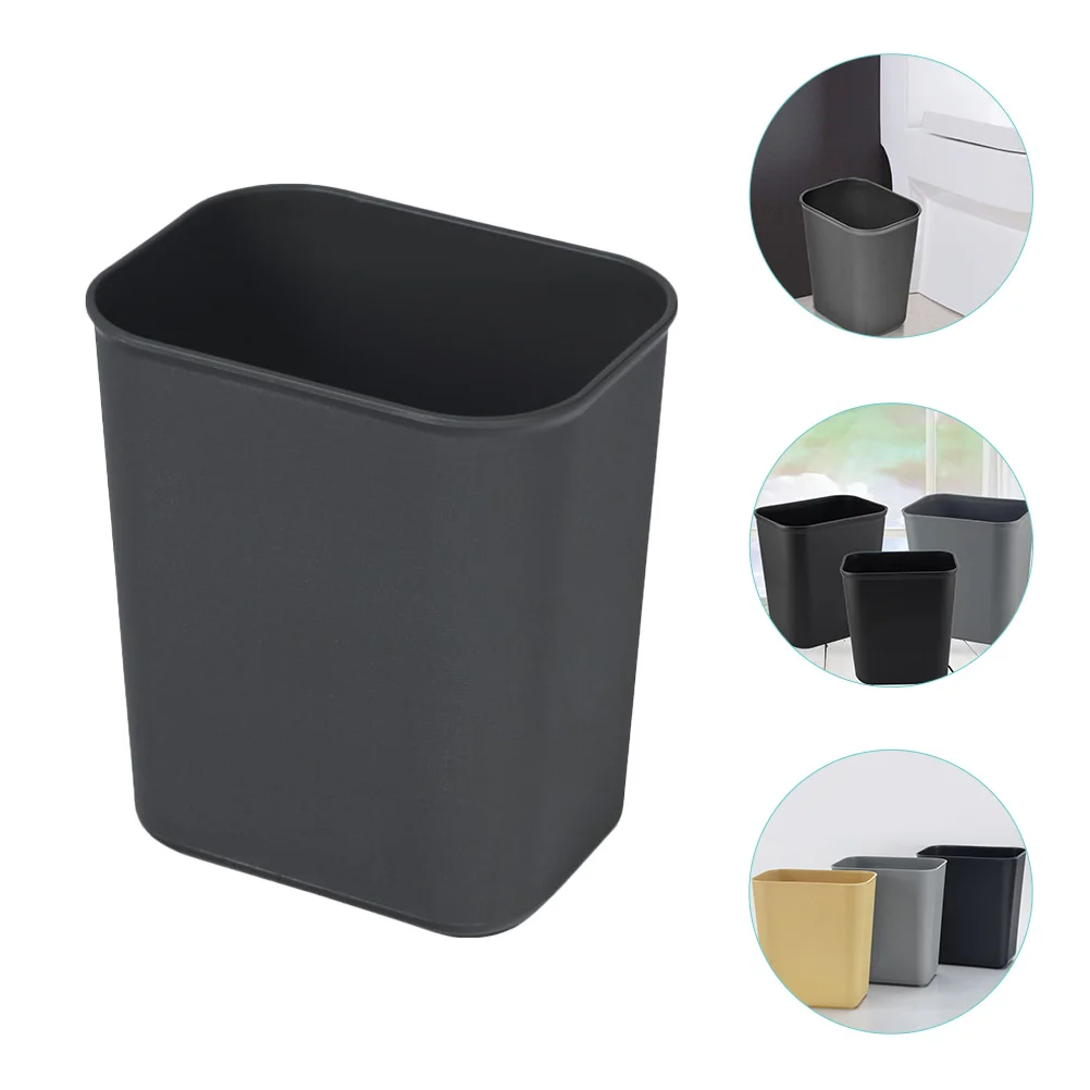 

2 Pcs Slim Rectangular Trash Can Square Recycling Bin Wastebasket Garbage for Bedroom