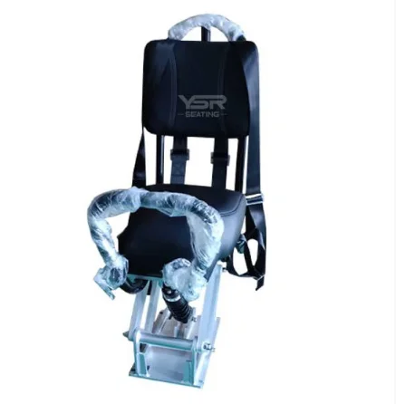 Airow auto YSR Marine Boat Captain Seat Deluxe Chair Driver Seat Boat Racing Suspension Jockey Seats With Shock Pedestal