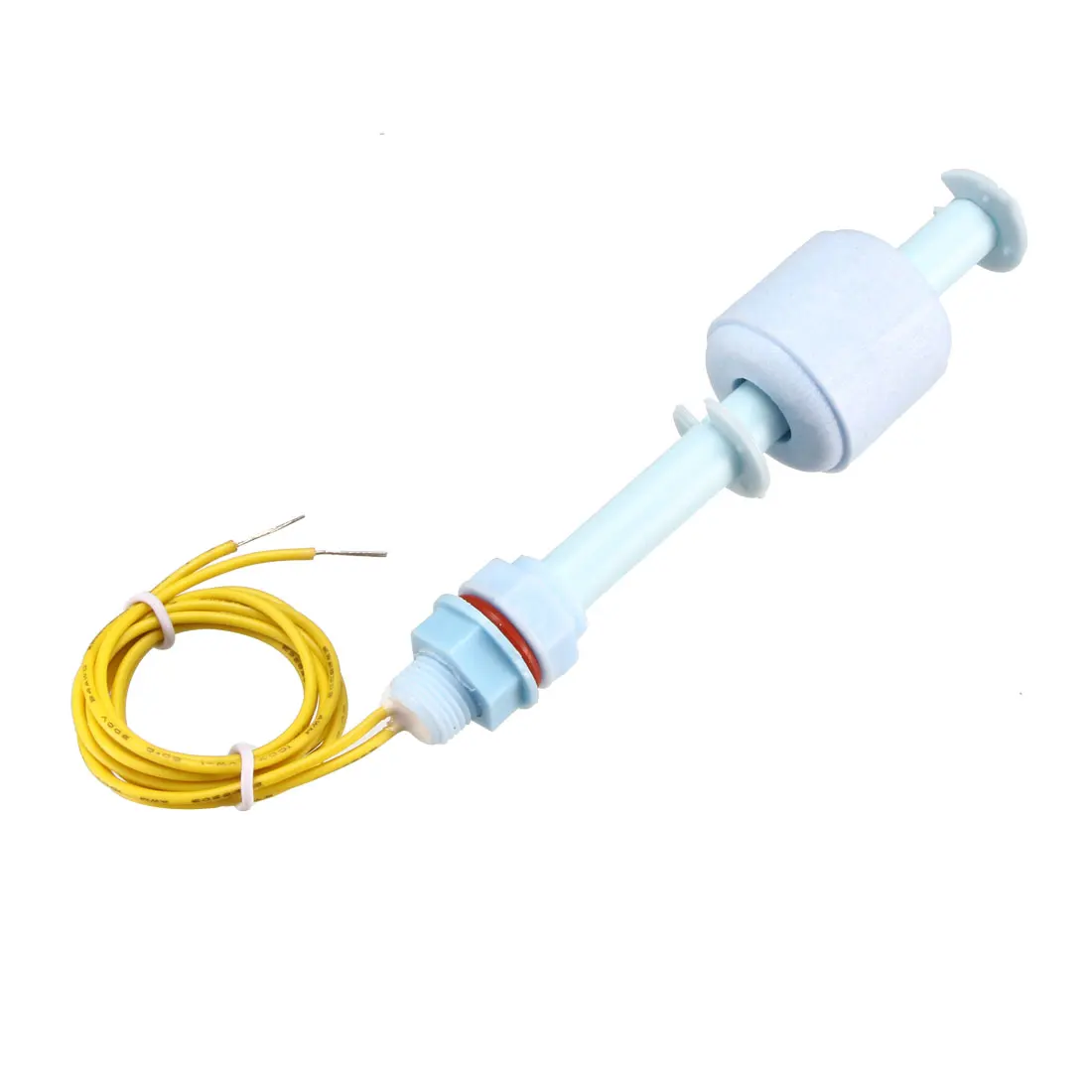 2pcs PP Float Switch M10 100mm Fish Tank Vertical Liquid Water Level Sensor Plastic Blue ZP8510 Float Switch