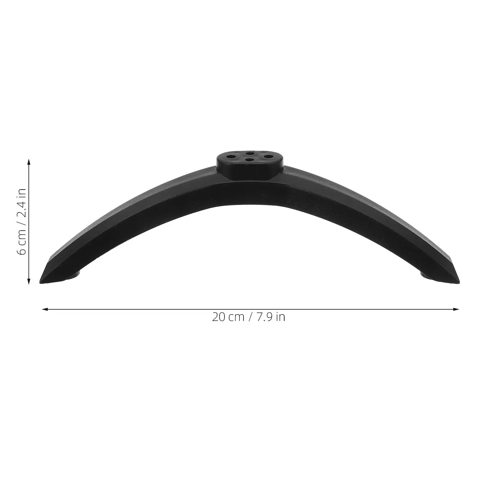 1Pair Universal TV Leg Risers Pedestal Feet for Flat Panel Tvs 32-75 Inch Stable Anti-Tip Design Easy Assembly Desktop TV Stand