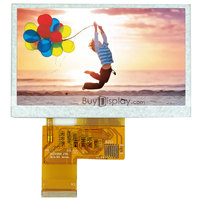TFT 4.3 inch LCD Module OPTL TouchScreen Display for MP4,GPS,480x272