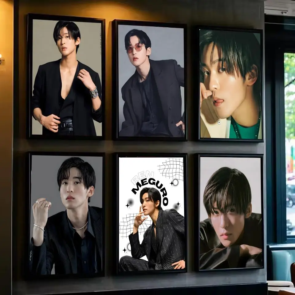 Póster de Actor M-Meguro RenS para sala de estar, dormitorio, Bar, impresiones artísticas de pared, pegatina de papel, regalos de decoración