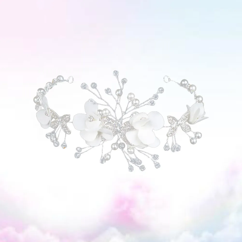 Luxury Butterfly Bridal Headband Rhinestone Adorned Wedding Hair Decoration Lightweight Comfortable for Formal Celebrations