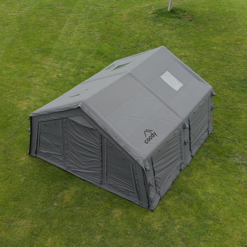 

13.6 Air Tent-Gray Gonflable Cotton Durable Outdoor Family Portable 13.6 New Design Camping Air Tent Inflatable Tent