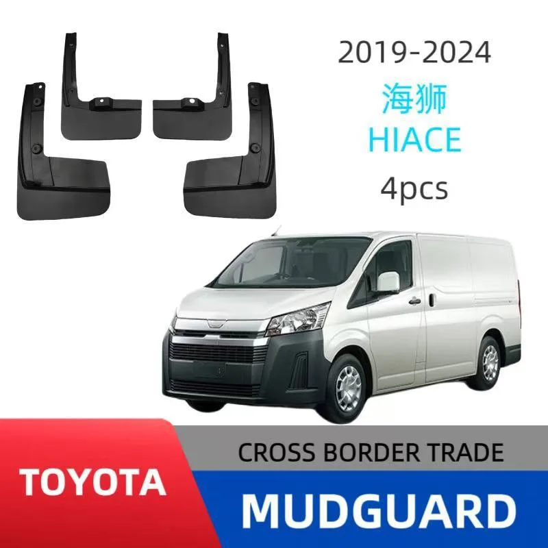 

For Toyota Hiace 2019-2025 Car Mudguards Cover Front and Rear Parts Splash Proof Automotive Mud Flaps Wheel Guards Accessories