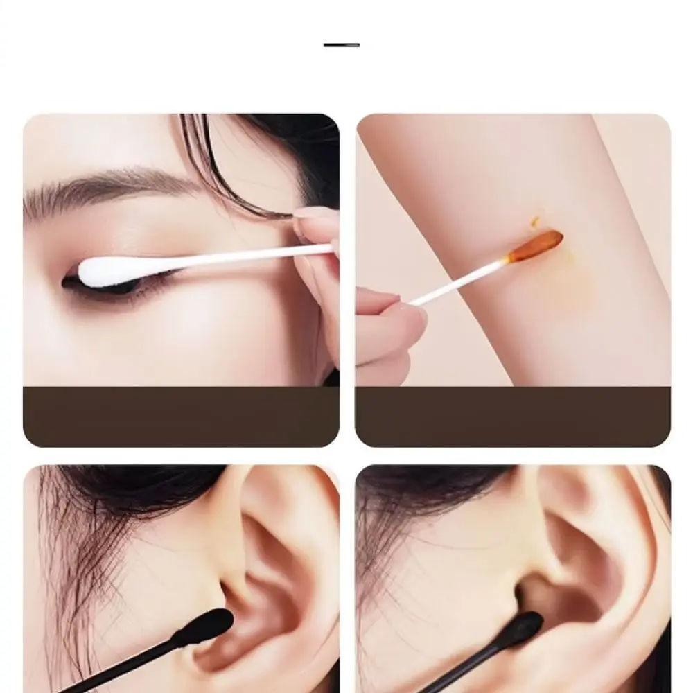 Efficient Earwax Cleaning Cotton Buds Spiral Applicator Gentle Dual Head Tool For Superior Personal Care Hygiene
