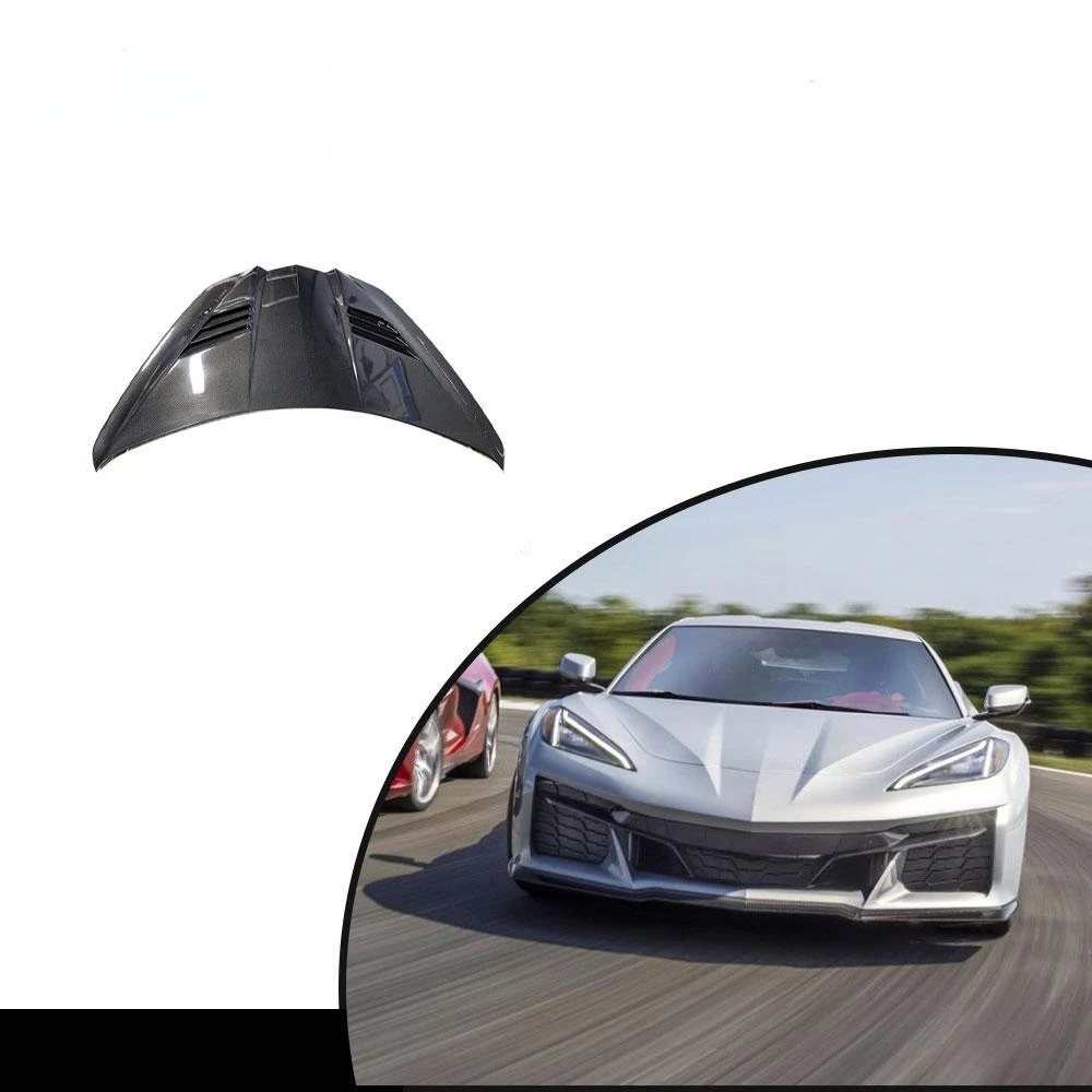 Fit For Chevrolet Corvette C8 Z06 2022-23 REAL Carbon Front Bonnet Hood Engine Cover Lidcustom