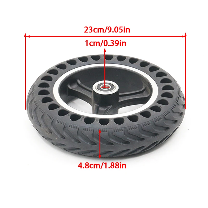 Rubber Explosion Proof 200x50 Honeycomb Through Hole Wheels, Tires, Electric Scooter