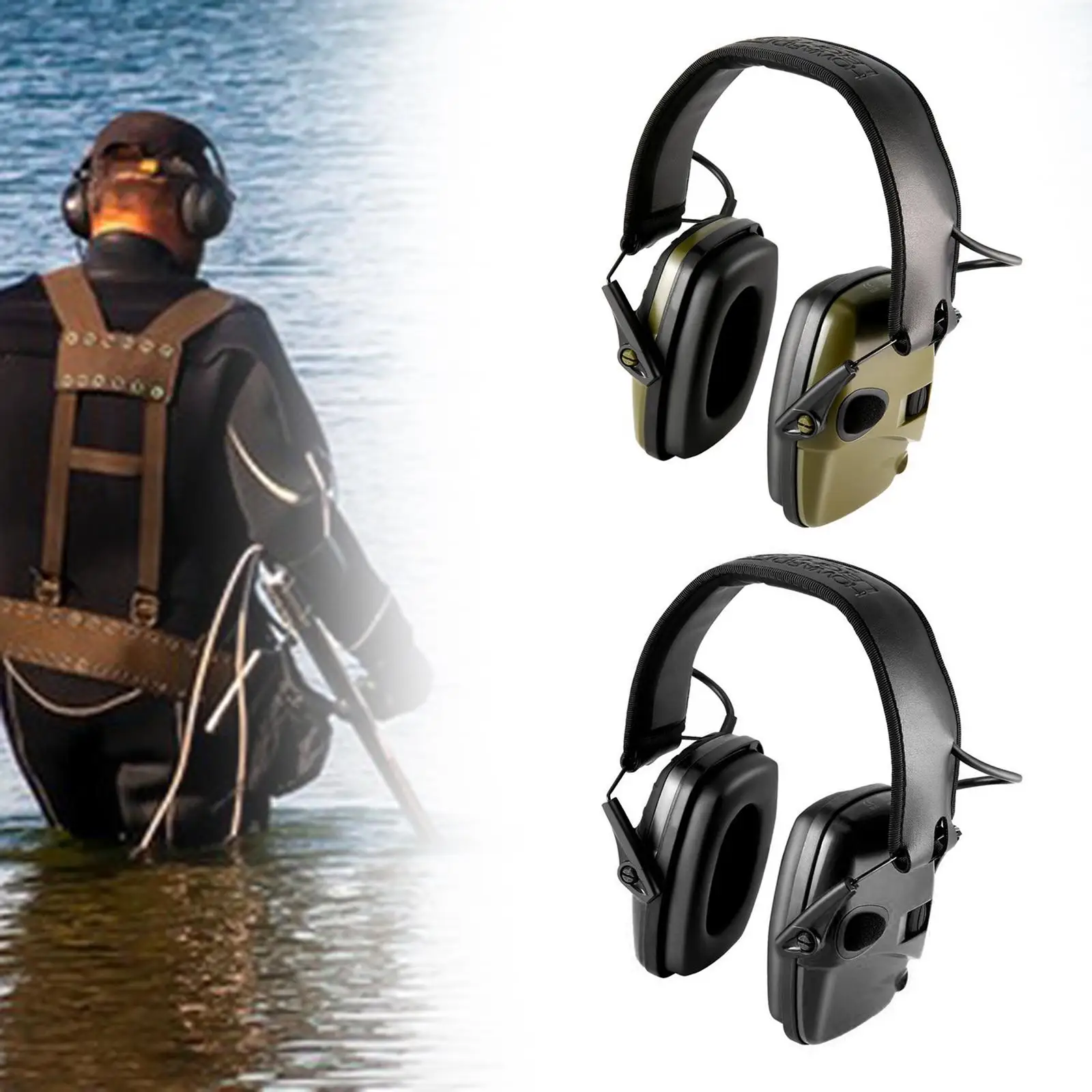 Electronic hearing protection, ear muffs for hunting, team activities, mowing