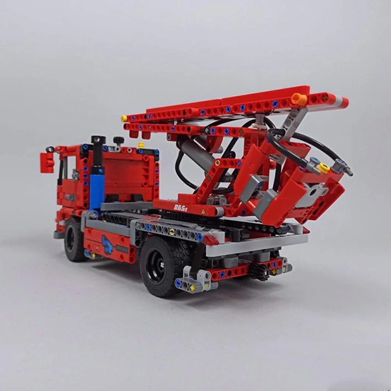 817pcs MOC Cherry Picker Technical Model Building Blocks Construction Assemble Christmas Gifts Creative Toys Idea Brick Kids