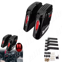 Hard Saddlebags Trunk LED Lights Luggage for Yamaha VStar 400 650 1100 1300 Virago XV 250 535 750 950 BOlt XV950 Road Star