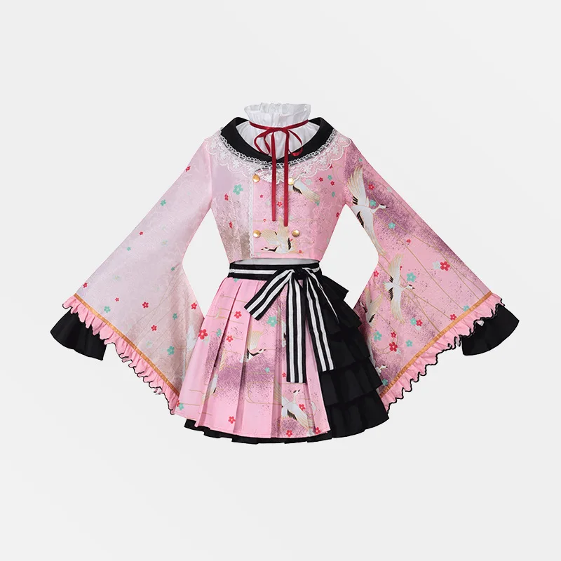 

Game AKIYAMA MIZUKI Cosplay Costume Kimono Woman Halloween Carnival Cosplay AKIYAMA MIZUKI Customized Clothes