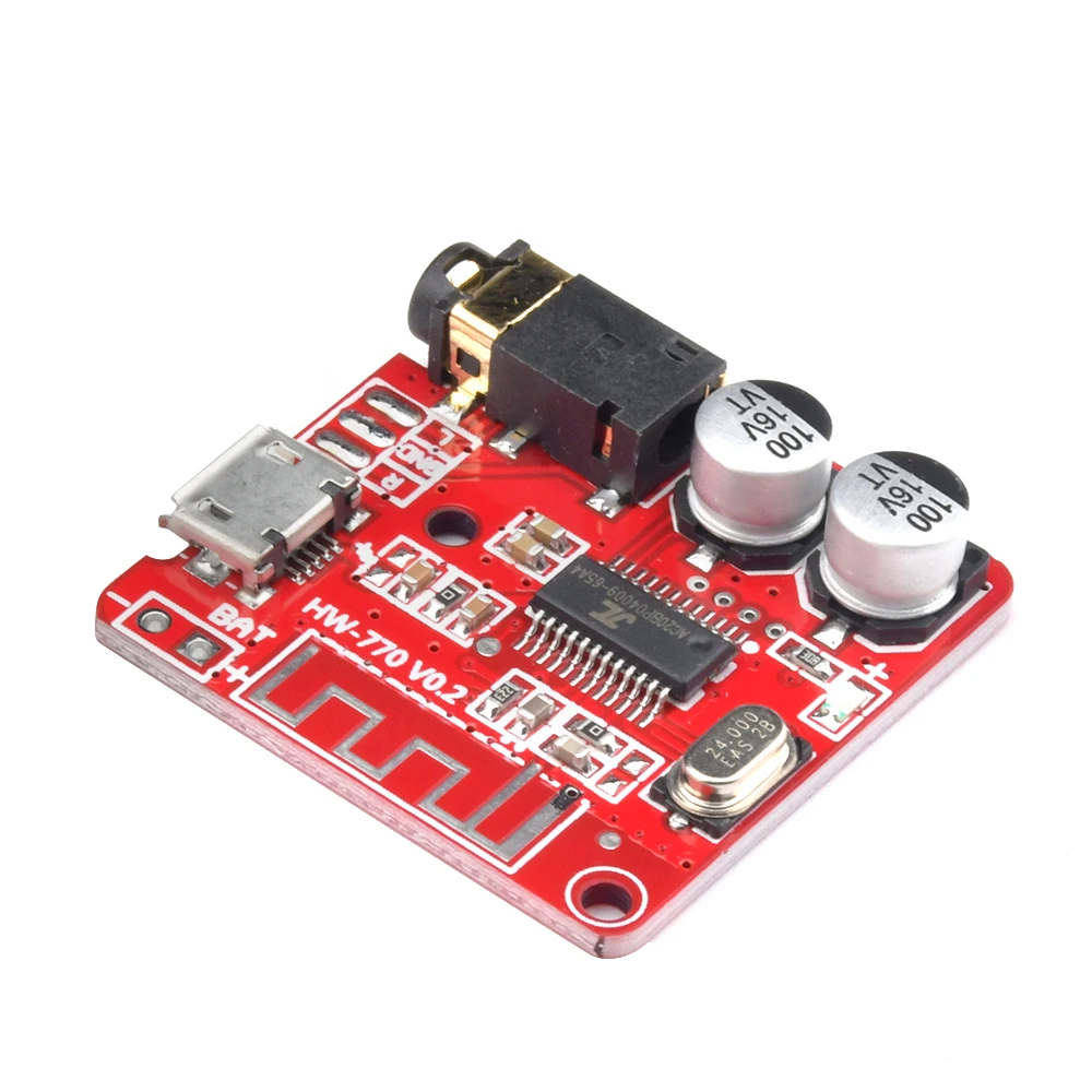 1-10 pezzo Bluetooth Audio Ricevitore Scheda Bluetooth 5.0 MP3 Lossless Car Audio Decoder Scheda Wireless Stereo Modulo Musica 3.7-5V