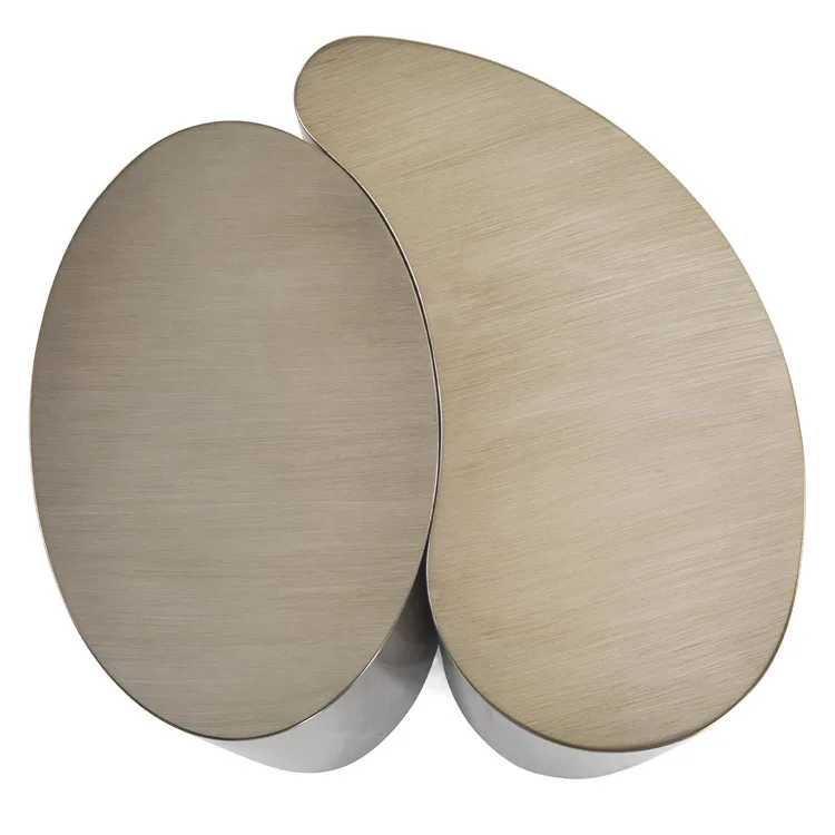 

Stainless steel special-shaped tree root small side corner sofa side table designer high-end design living room table