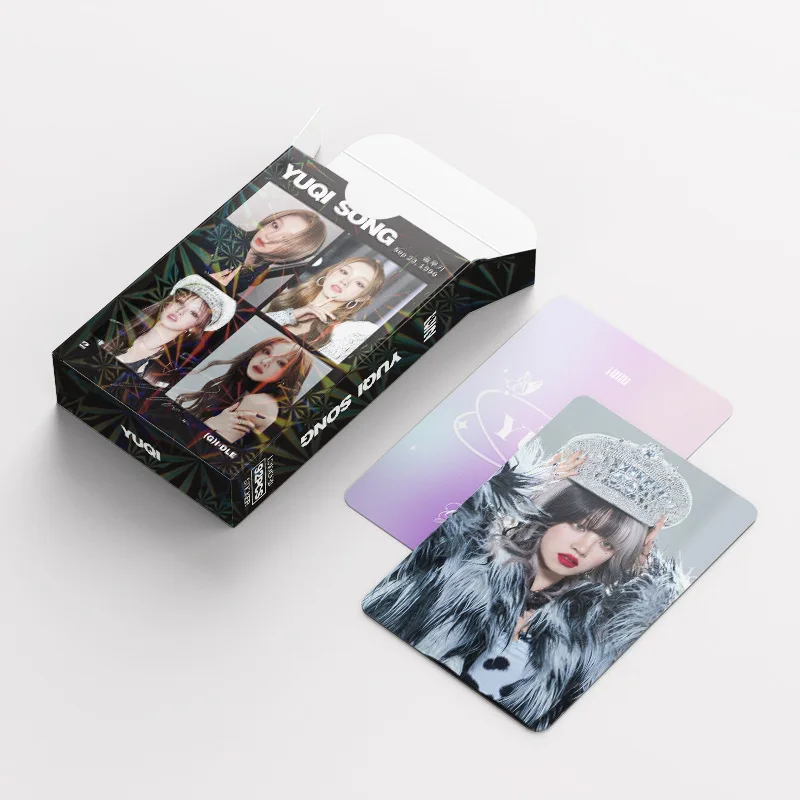 92pcs/set KPOP (G)I-DLE Card Song Yuqi Single Small Card Song Yuqi Album Gidle Female Child Printed Photo Collection Card